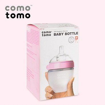Bình sữa Comotomo 150ml màu hồng chính hãng