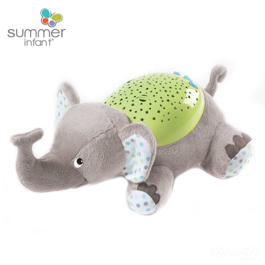 Đèn chiếu sao ru ngủ  hình voi con SM06310  an toàn cho bé