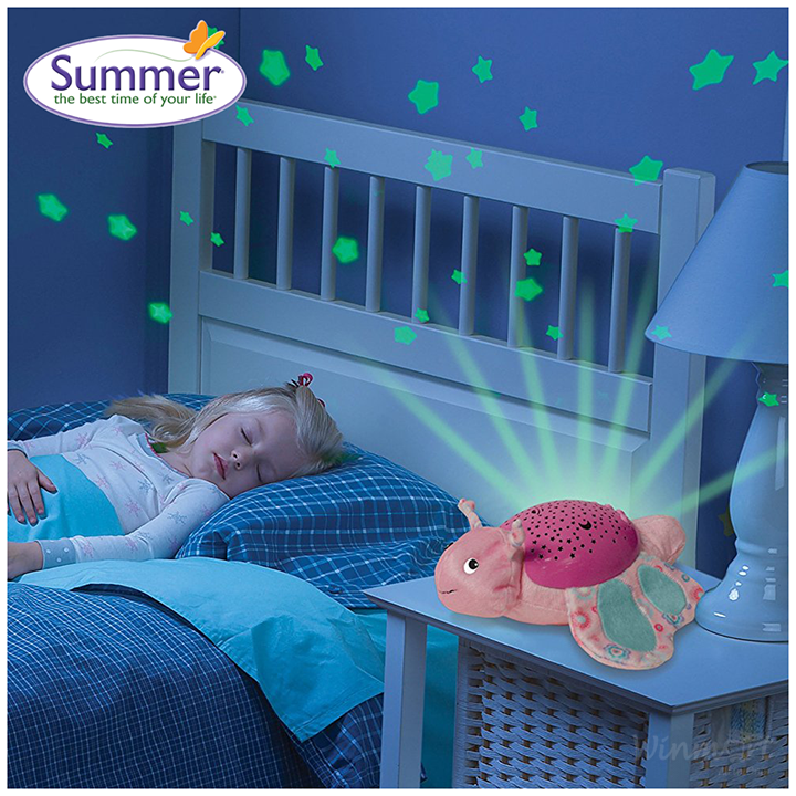 Đèn chiếu sao ru ngủ hình bươm bướm Summer thiết kế tiện dụng