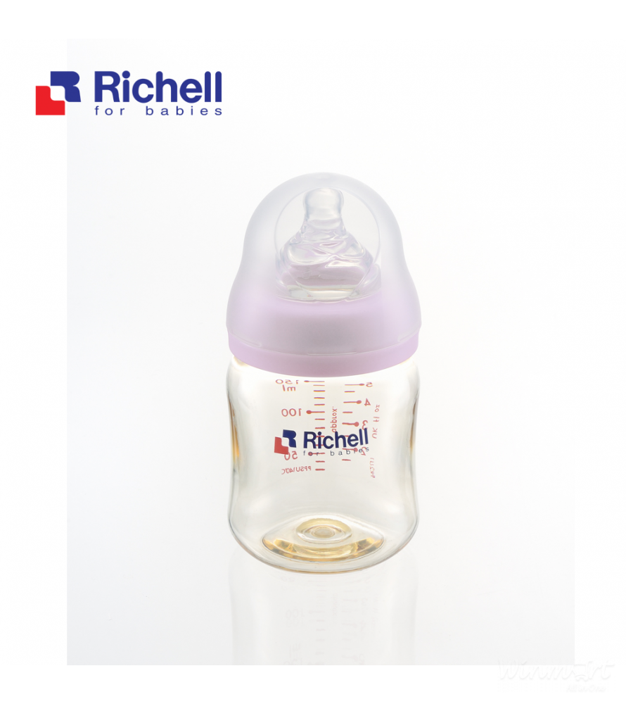 Bình sữa cổ rộng PPSU 200ml mã RC52910 của Rechell