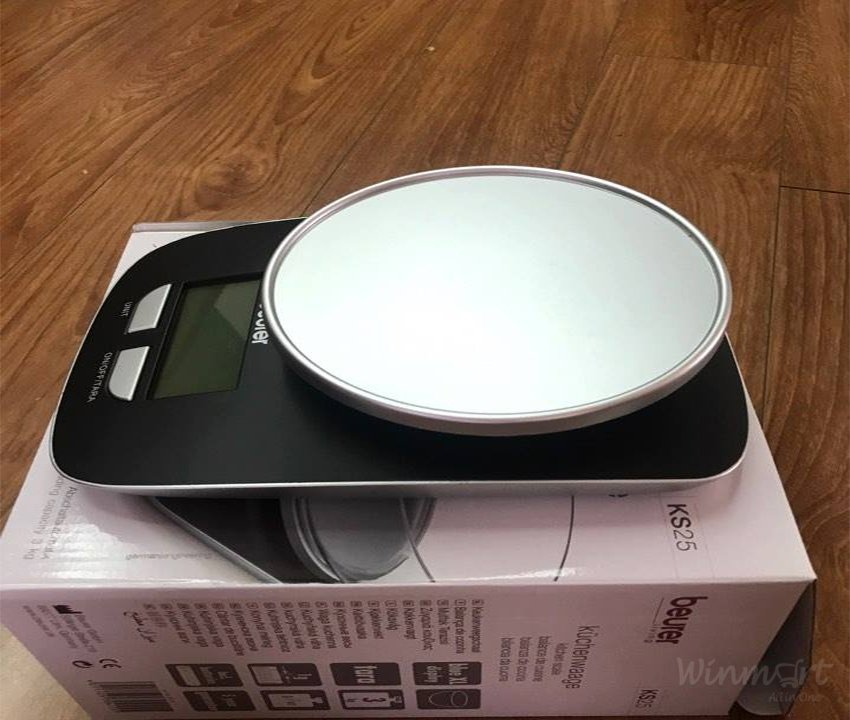 Cân chia thực phẩm Kitchen mã KS25 màu đen