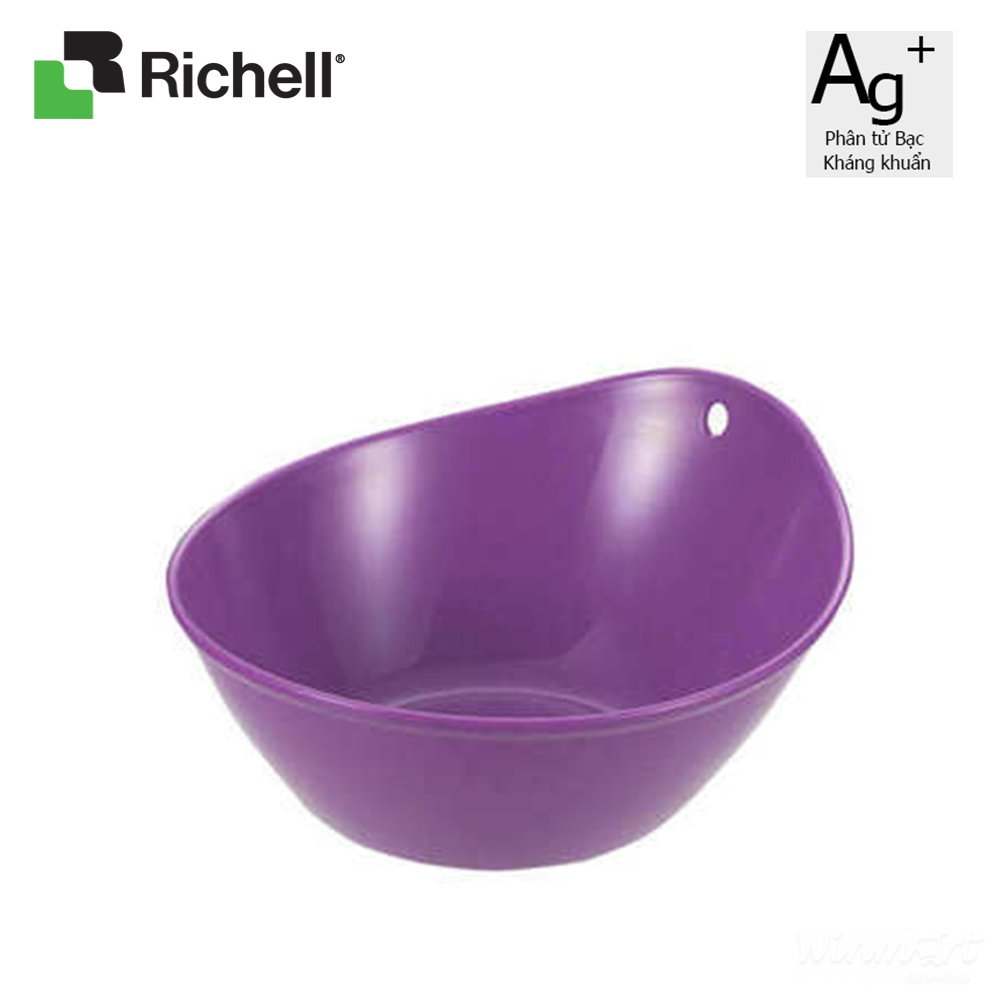 Chậu nhựa kháng khuẩn Hayur màu Tím RC33372 chất liệu cao cấp