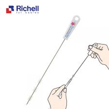 Chổi cọ ống hút Richell RC53301 thiết kế mảnh dài dễ vệ sinh