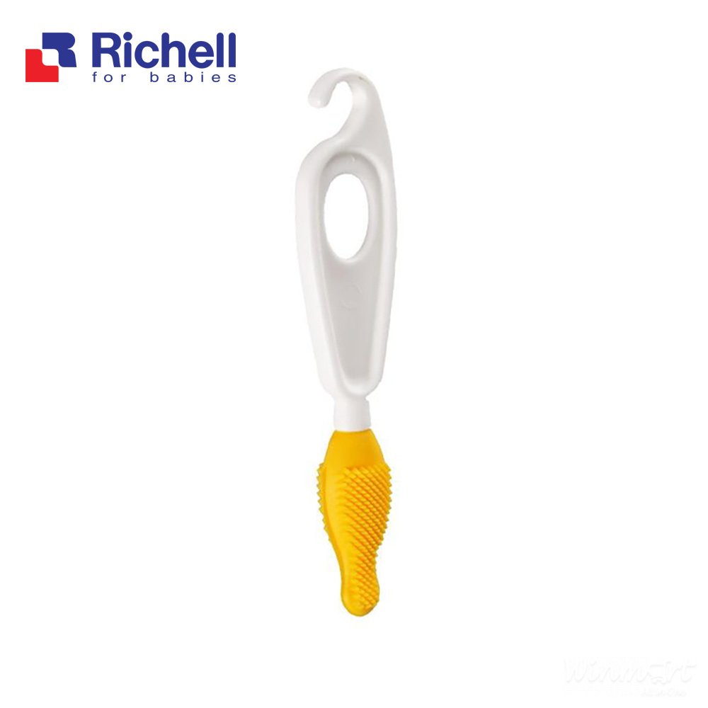 Chổi cọ núm ti Richell RC98123 chất liệu nhựa PP cao cấp