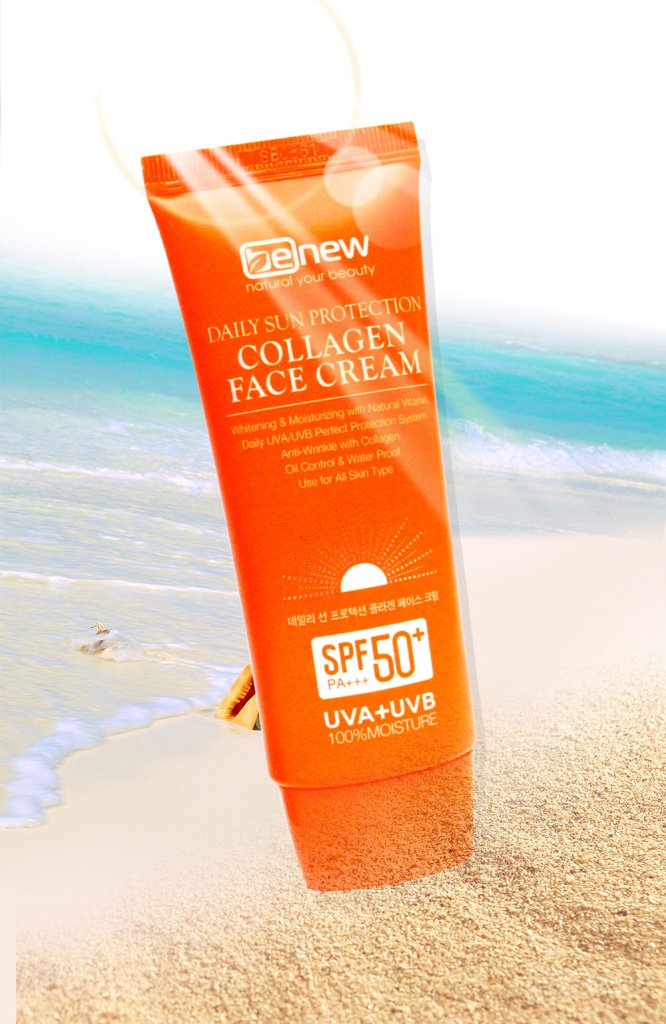  Kem chống nắng BENEW Collagen 70ml bảo vệ an toàn cho làn da