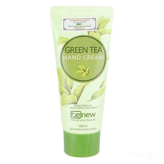 Combo 2 Kem dưỡng ẩm, chống nứt nẻ Da tay BENEW Green Tea Hand Cream 50ml- Winmart.onl