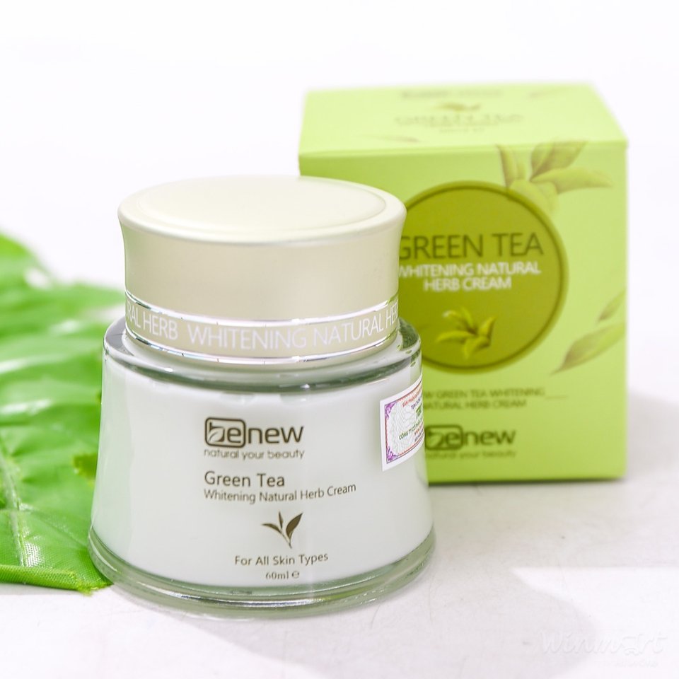 Kem dưỡng Trà xanh cao cấp BENEW Green Tea Cream 60ml cho một làn da trắng sáng khoẻ mạnh