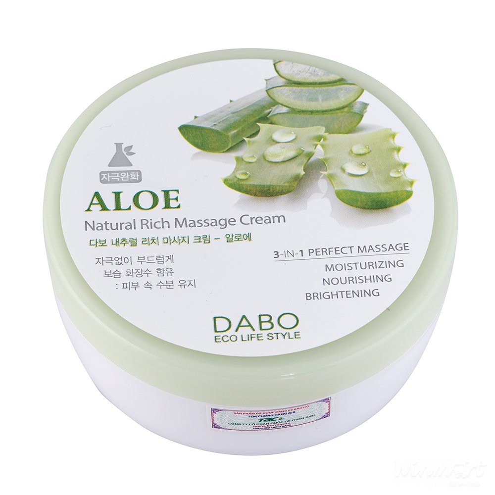 Kem mát-xa DABO Aloe Massage Cream 200ml - Winmart.onl