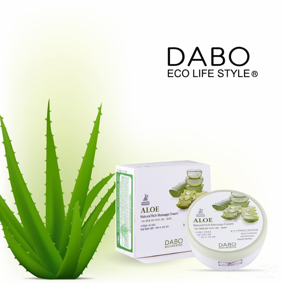 Kem mát-xa DABO Aloe Massage Cream 200ml