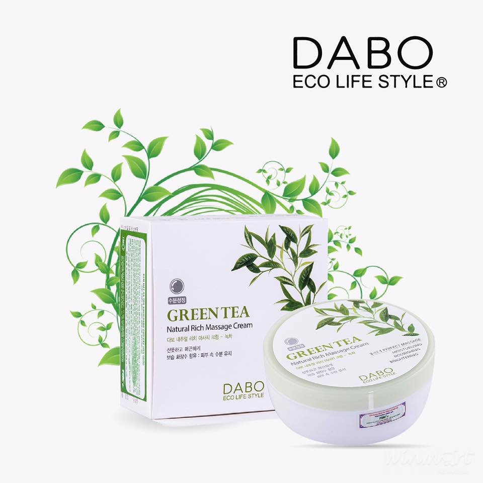 Kem Mát Xa Lô Hội Hàn Quốc - DABO Natural Rich Massage Cream Aloe