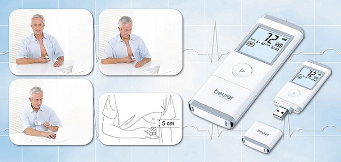 Máy đo điện tim cầm tay ECG mã ME 90 tính năng nổi bật tiện dụng