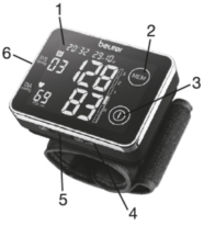 Máy đo huyết áp điện tử cảm ứng mã BC58 thiết kế thông minh