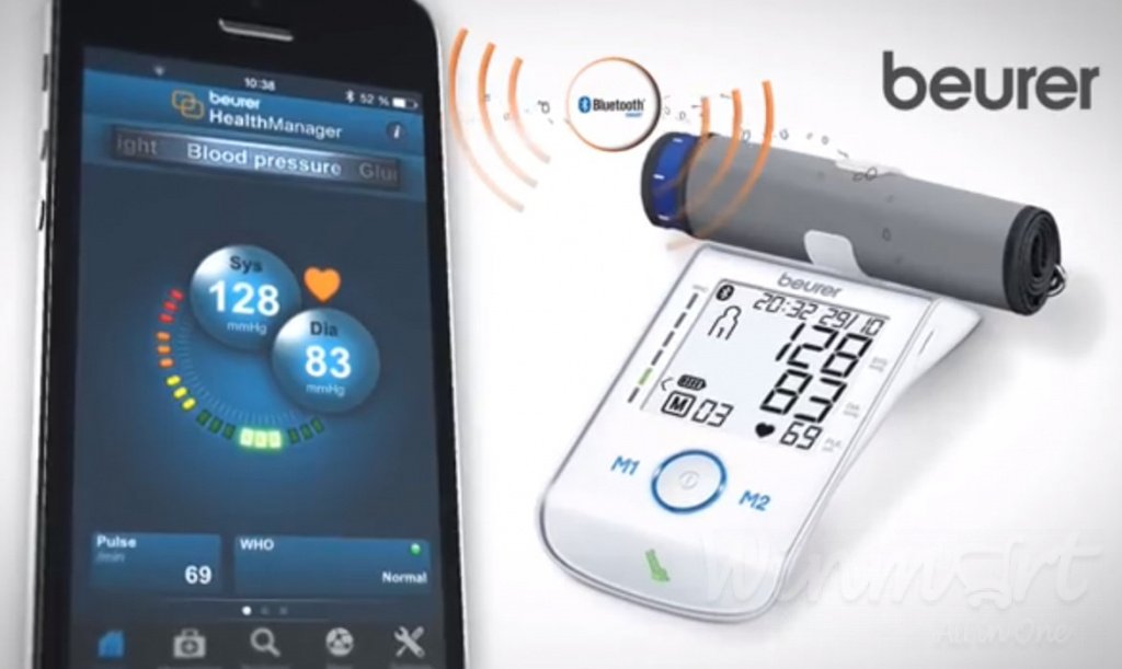 Máy đo huyết áp công nghệ Bluetooth mã BM85