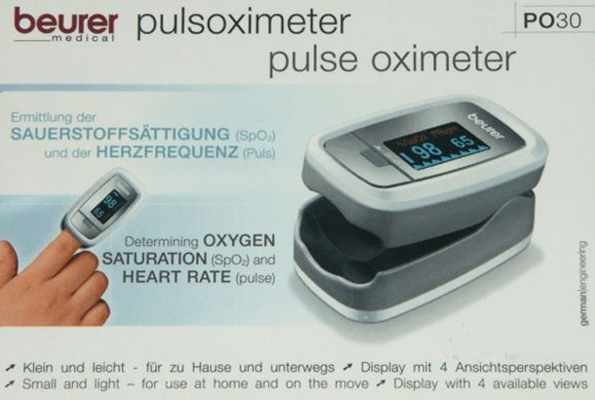 Máy do khí máu và nhịp tim mã PO30 thiết kế nhỏ gọn