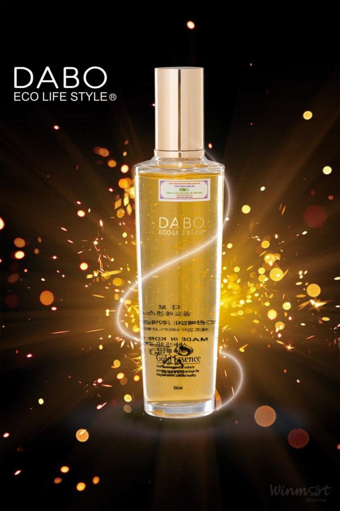 Tinh chất vàng 24k cao cấp  DABO Gold Essen 150ml chính hãng tại Winmart