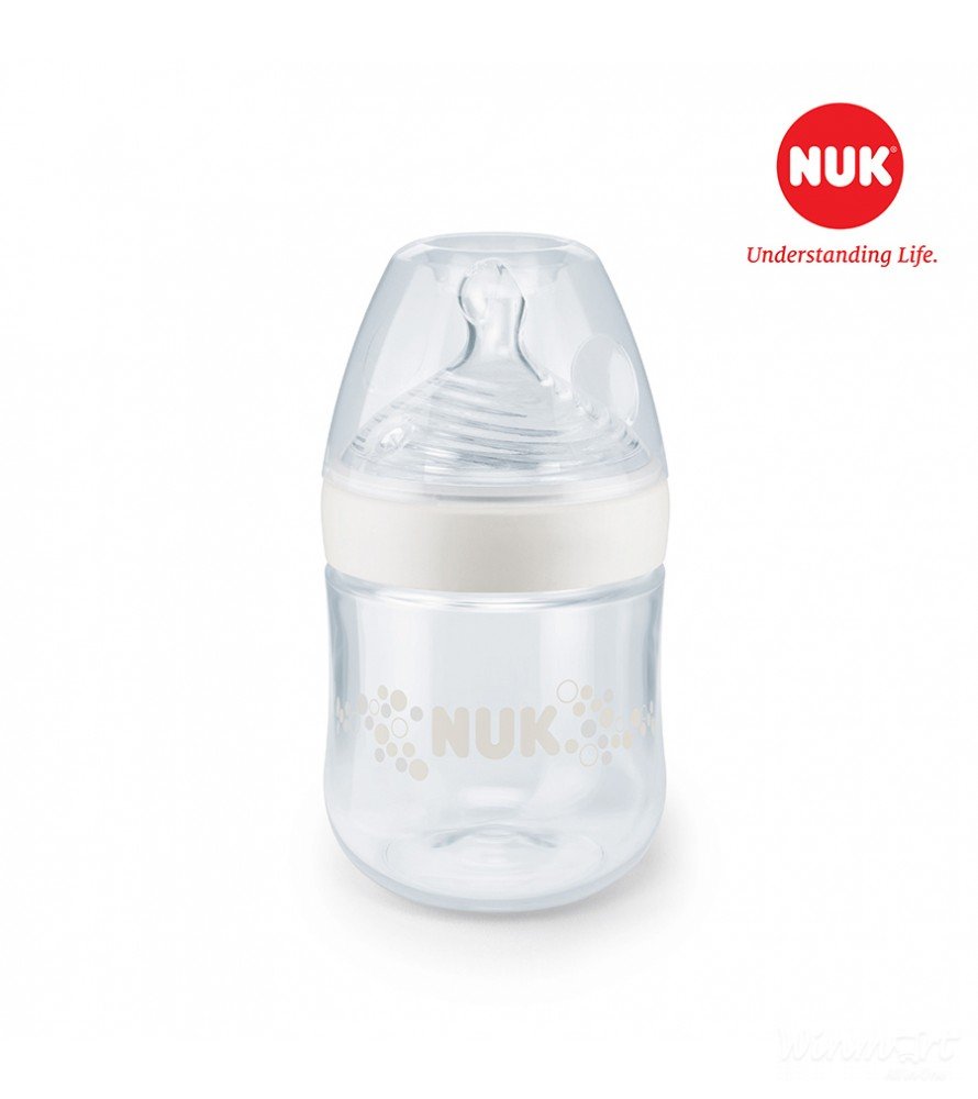 Bình sữa NUK PP Nature Sense 150ml núm ti Silicone S1 - M