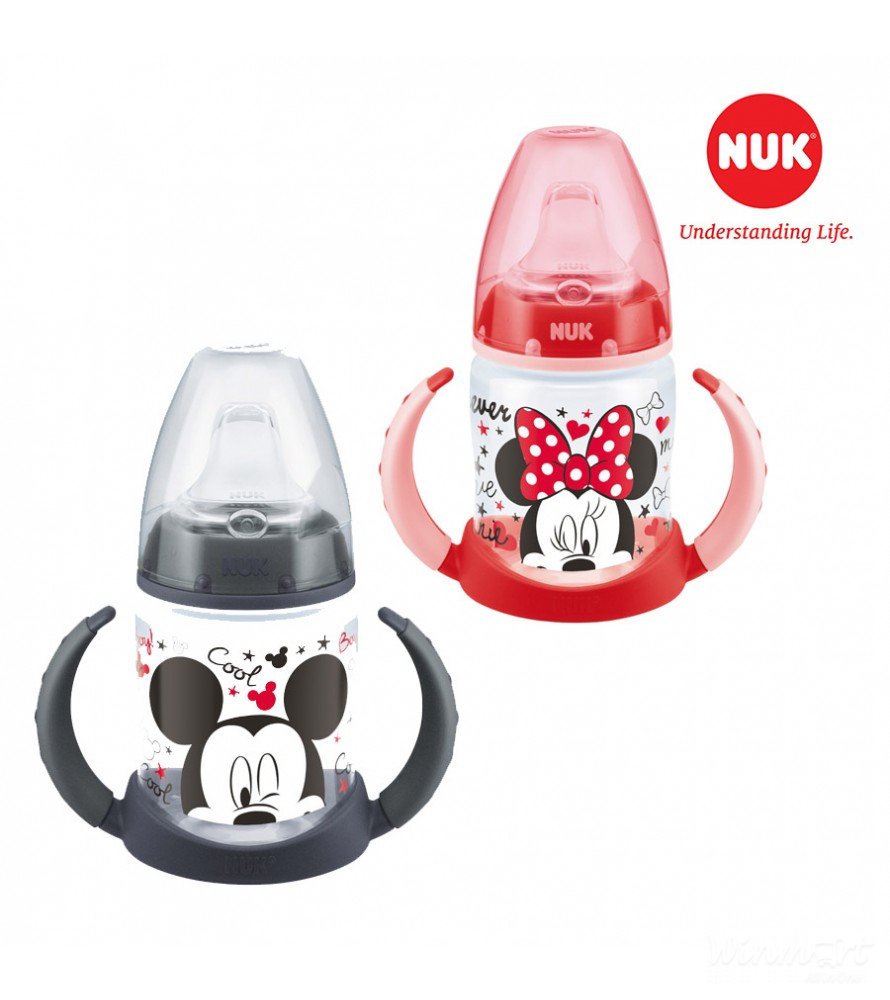 Bình tập uống NUK PP Mickey 150ml an toàn và tiện dụng cho bé
