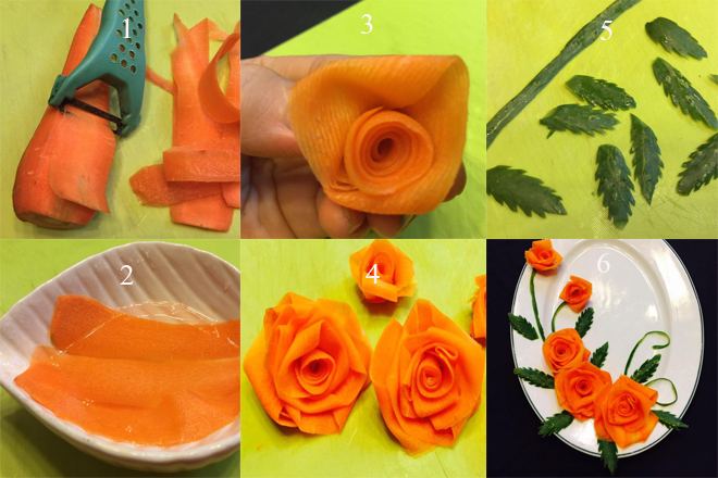 Cách tỉa hoa hồng bằng Cà rốt
