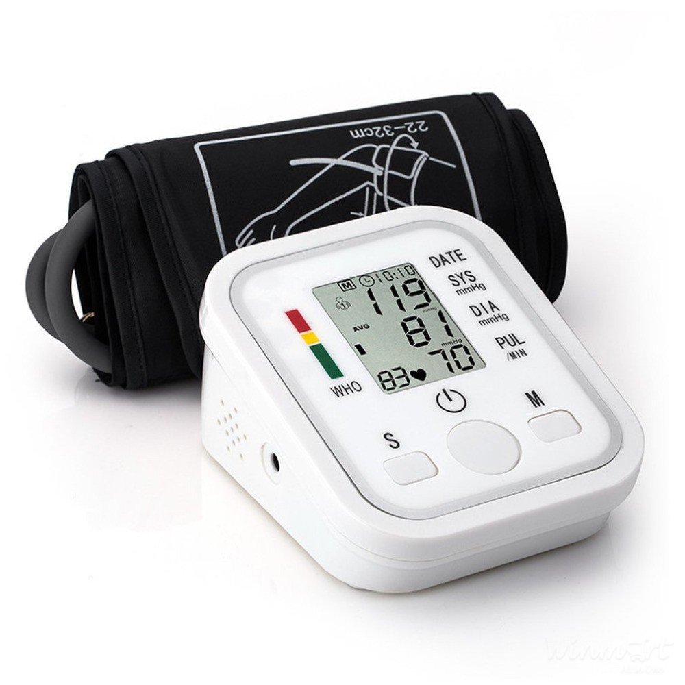 Máy đo huyết áp bắp tay tự động hoàn toàn có đọc chỉ số_Winmart.onl