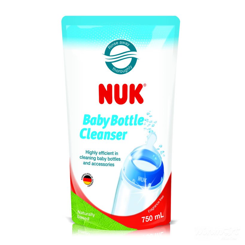 Nước rửa bình sữa NUK túi 750ml  NU21462