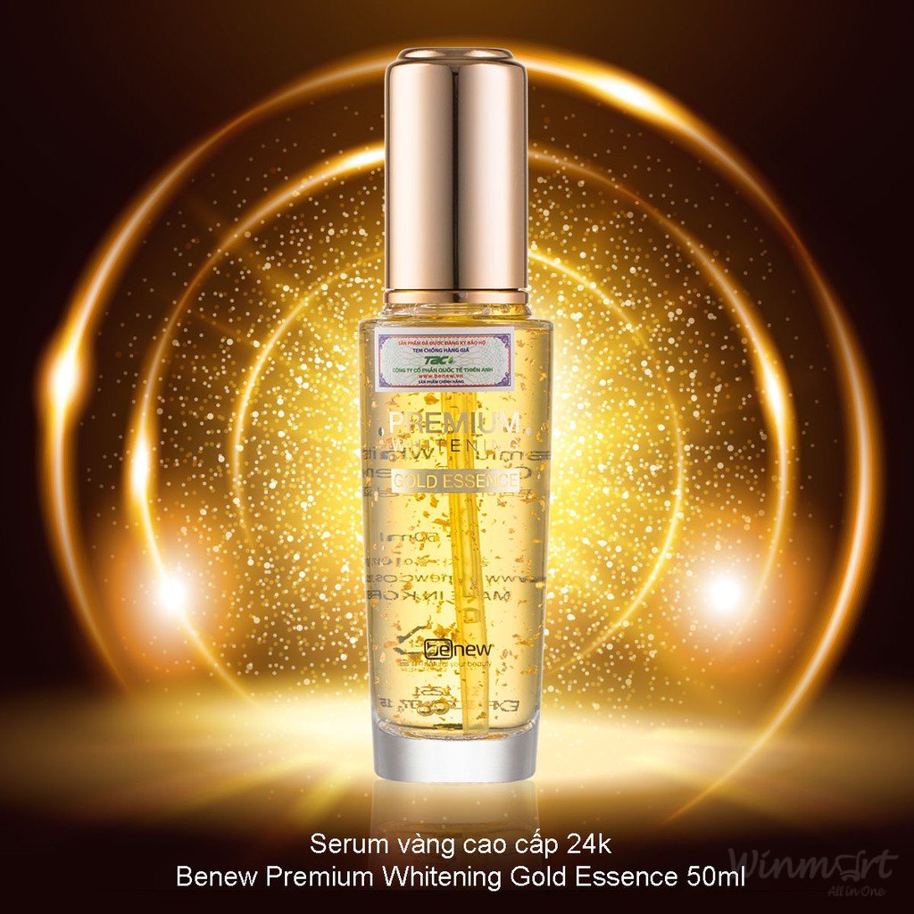 Tinh chất Vàng 24K cao cấp Benew Premium Whitening Gold Essence 50ml giá tốt nhất tại Winmart.onl