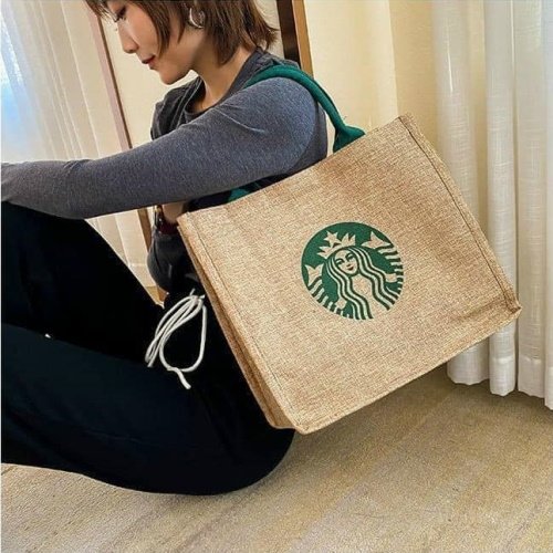 Túi vải canvas có logo Starbucks_WinMart